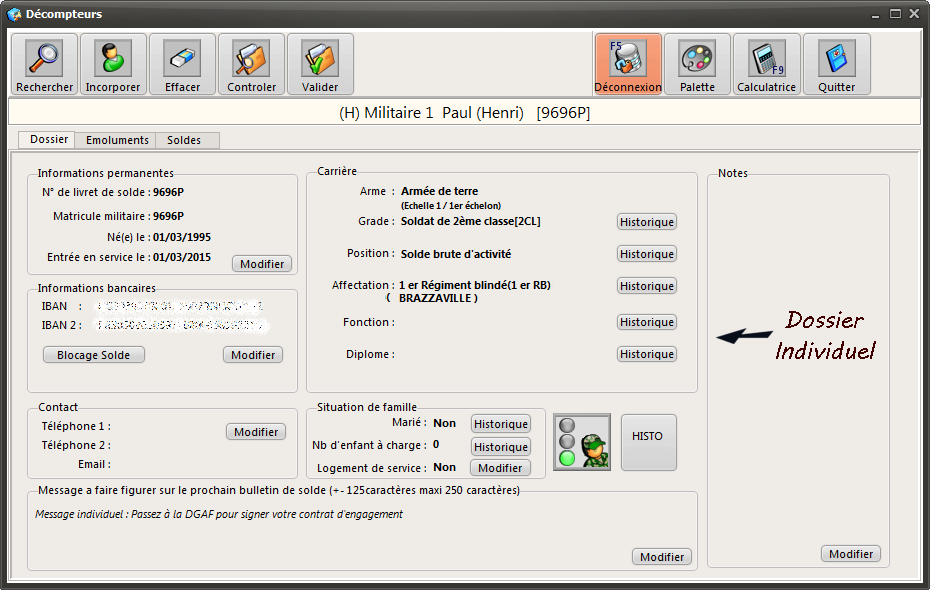 Dossier individuel