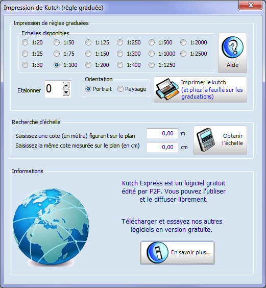 Copie d'écran du logiciel Kutch Express